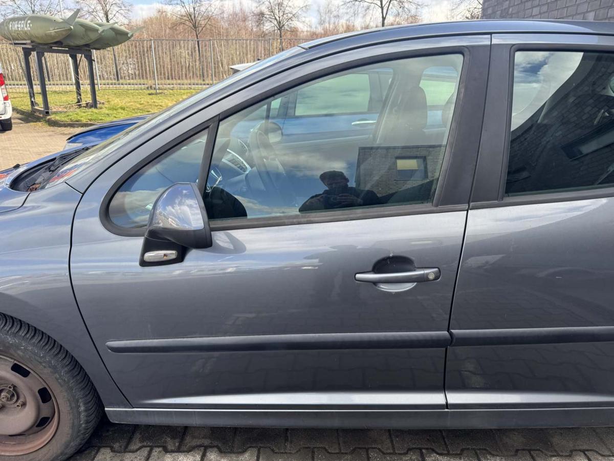 Peugeot 207 original T&uuml;r vorn links KTH Thorium Grau 5-T&uuml;rer Rohbau Bj.2010